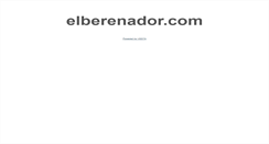 Desktop Screenshot of elberenador.com